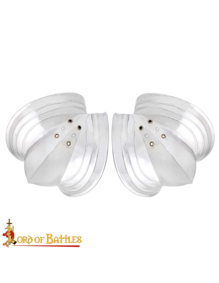 Gomiti medievali in acciaio 18G stile...