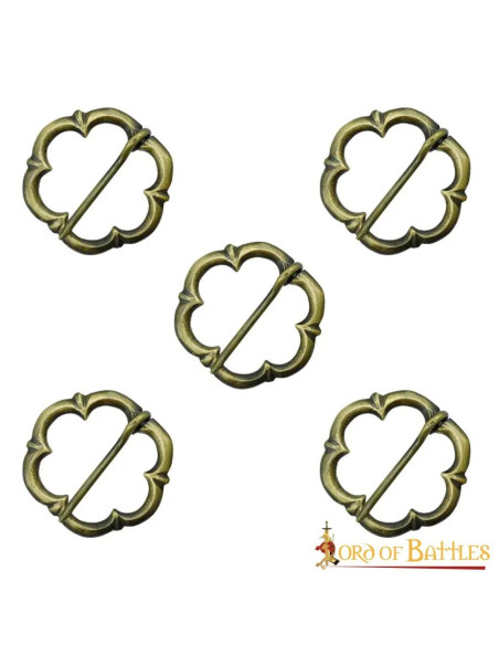 Set di 5 Fibbie Anulari Medievali...
