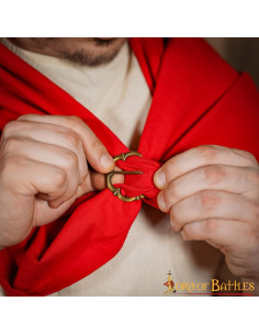 Set di 5 Fibbie Anulari Medievali Restauro Storico 2