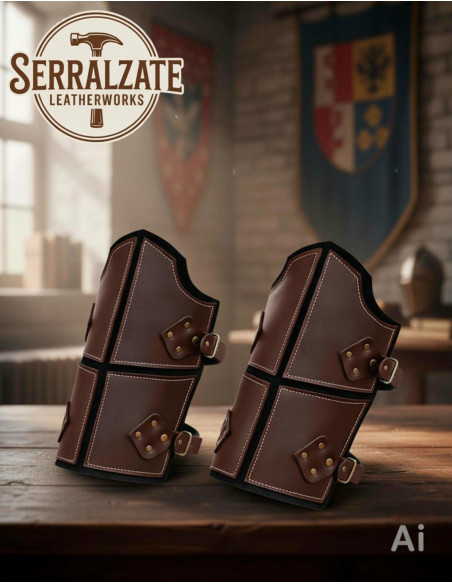 Gambali da guerriero medievale in...