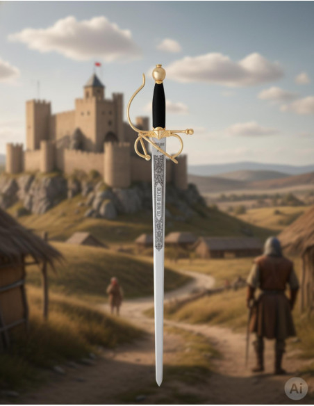 Spada Colada Cid, dorata