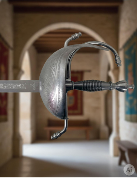 Spada del re Carlos III, rustica