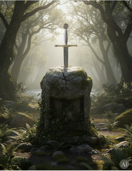 Spada Excalibur con finiture in...