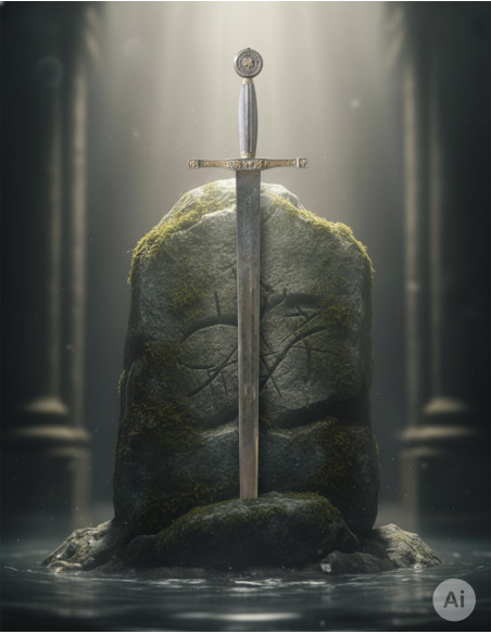 Spada Excalibur con finiture in...