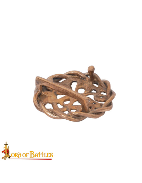 Fibbia celtica per cintura in bronzo...