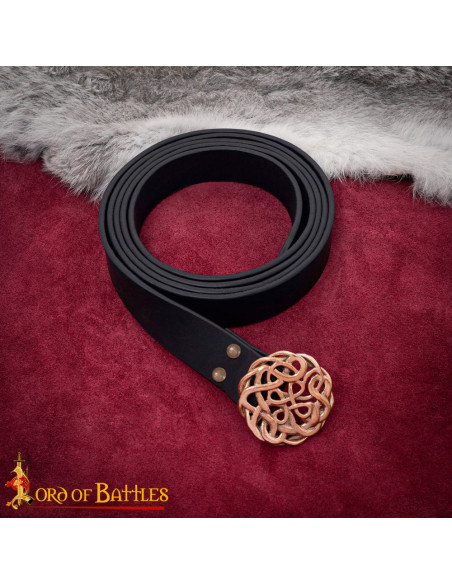 Fibbia celtica per cintura in bronzo...