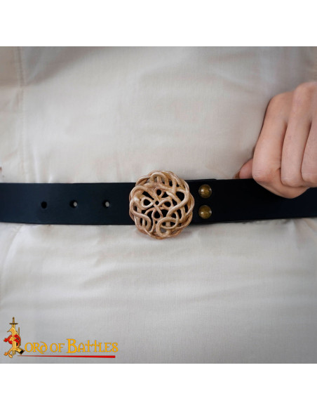 Fibbia celtica per cintura in bronzo...