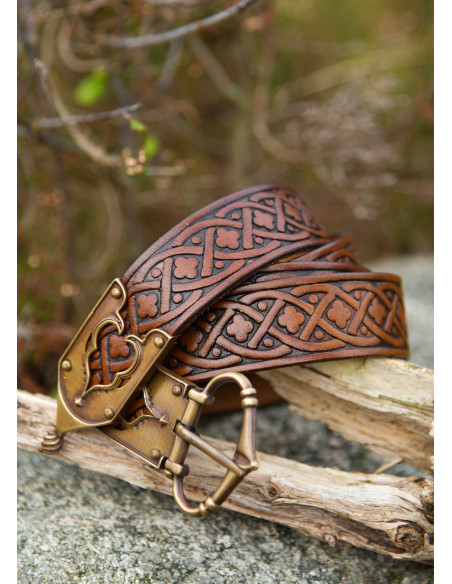 Cintura in vera pelle S. XIII-XV uomo...