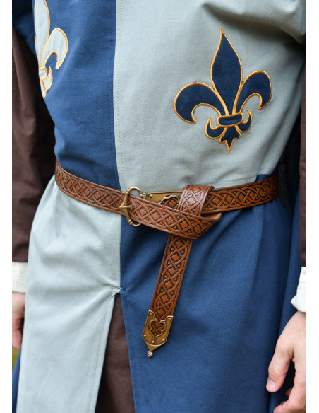 Cintura in vera pelle S. XIII-XV uomo...