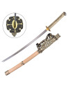 Katana decorativa Tradizionale Giapponese con dettagli in ottone
