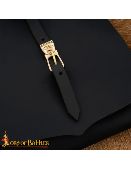 Fibbia medievale in ottone del XIV...