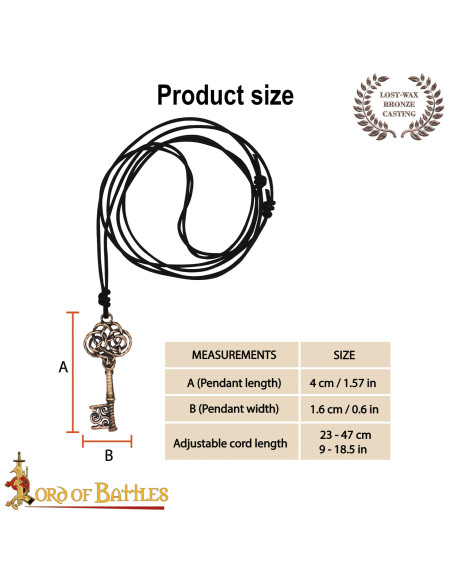 Pendente medievale in bronzo fuso,...