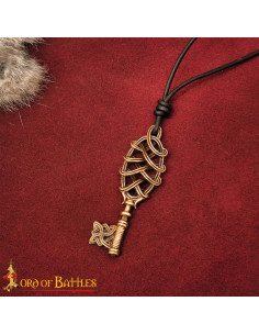 Ciondolo vichingo a forma di chiave in bronzo fuso 2