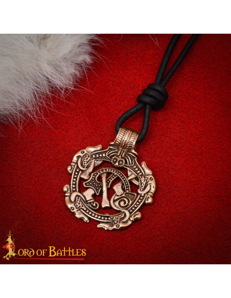 Pendente vichingo in bronzo design...