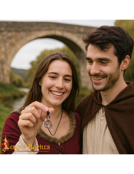 Pendente vichingo in bronzo design...