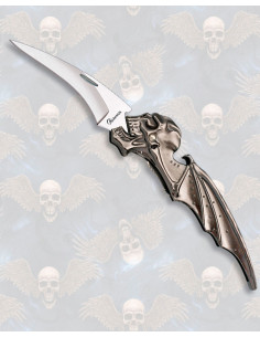 Coltello Albainox fantasia Teschio con ali