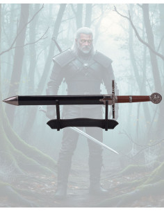 Replica mini spada Geralt The Witcher con supporto 2
