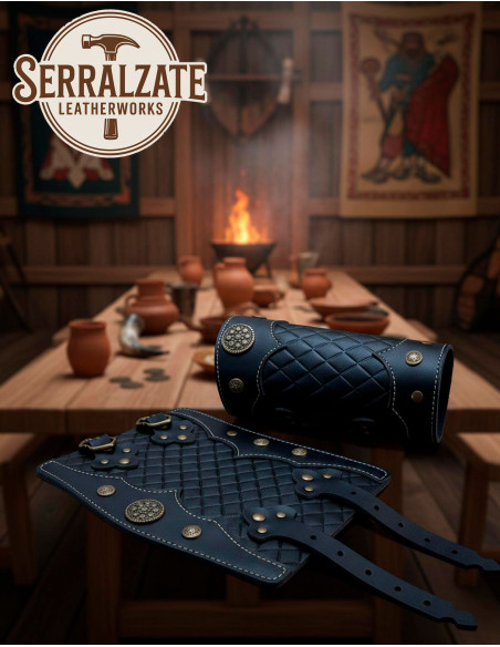 Bracciali in cuoio neri Bertrand per...