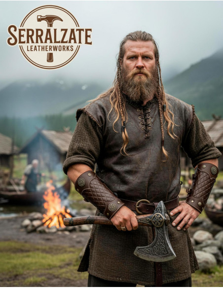 Bracciali in pelle marrone Bertrand...