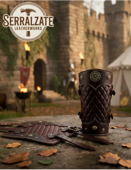 Bracciali in pelle marrone Bertrand...