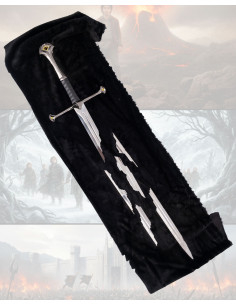 Spada decorativa Narsil rotta, replica non ufficiale, Il...