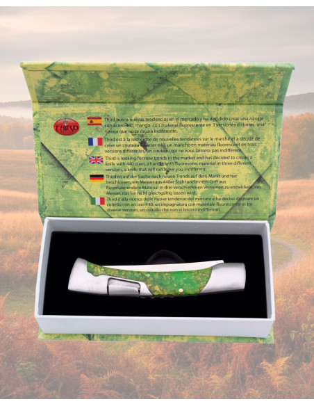Coltello Third in acciaio 440 con...