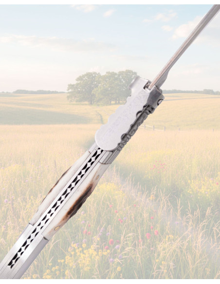 Coltello in Damasco Third Cervo,...