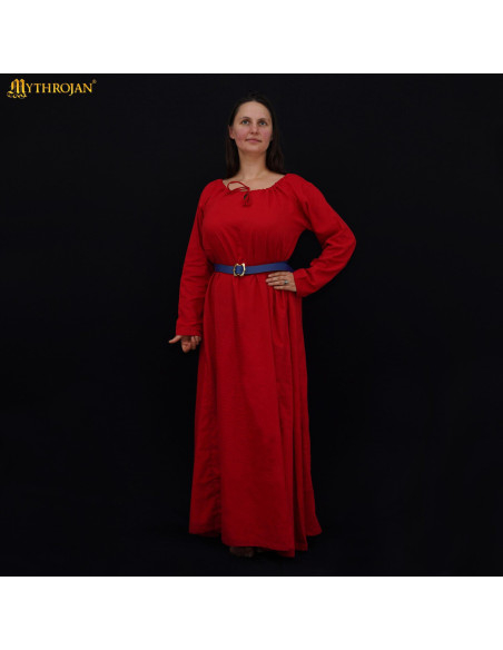 Vestito medieval lungo in cotone...