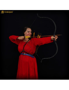 Vestito medieval lungo in cotone modello Maiden, colore... 2