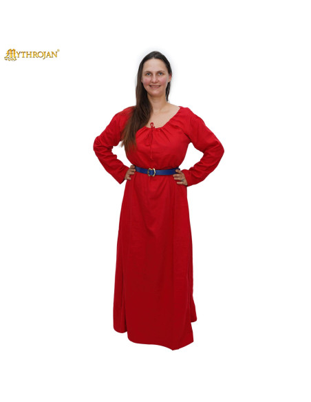 Vestito medieval lungo in cotone...