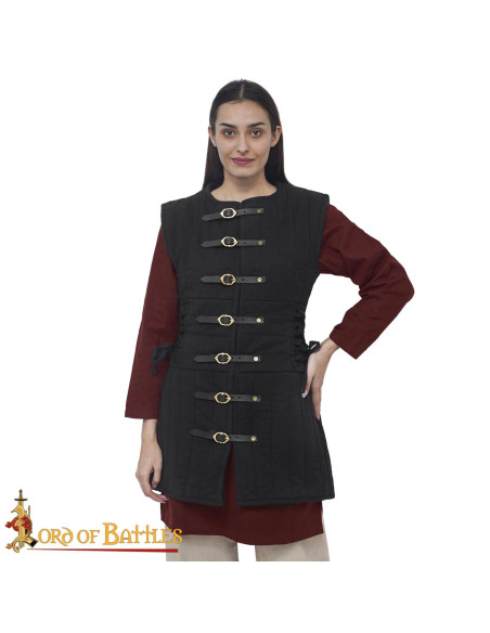 Gambesone medievale senza maniche per...