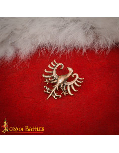 Decorazione medievale per cintura in bronzo invecchiato