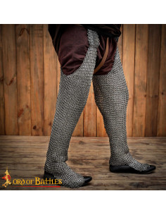 Pantaloni in maglia di acciaio, anelli da 9 mm. 2