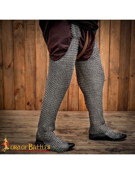 Pantaloni in maglia di acciaio,...