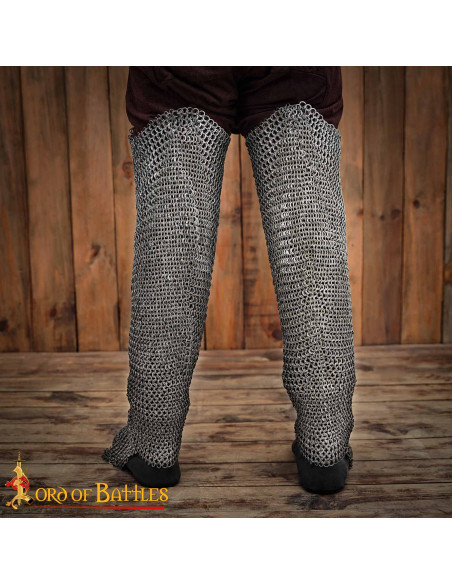 Pantaloni in maglia di acciaio,...