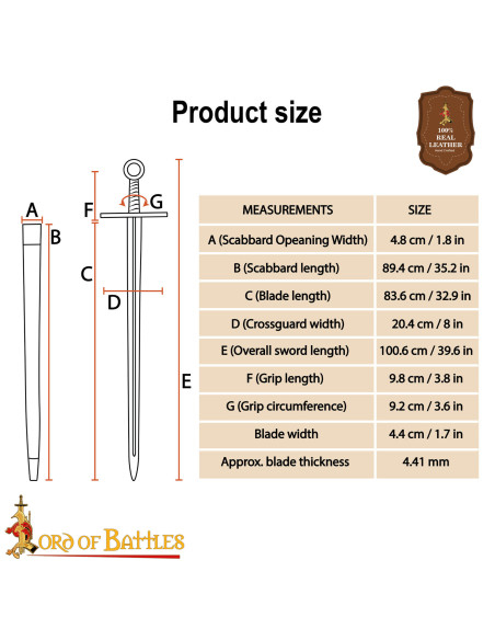 Spada vichinga medievale forgiata a...
