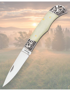 Coltello Albainox lama in acciaio inox 8 cm. manico...