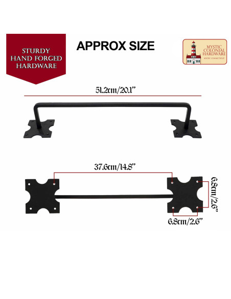  Porta-asciugamani medievale in ferro...