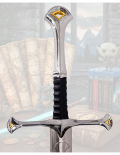 Spada funzionale affilata Anduril replica non ufficiale LOTR 2