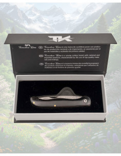 Coltello Tramuntana Damascus VG10 67 strati Ebano 2