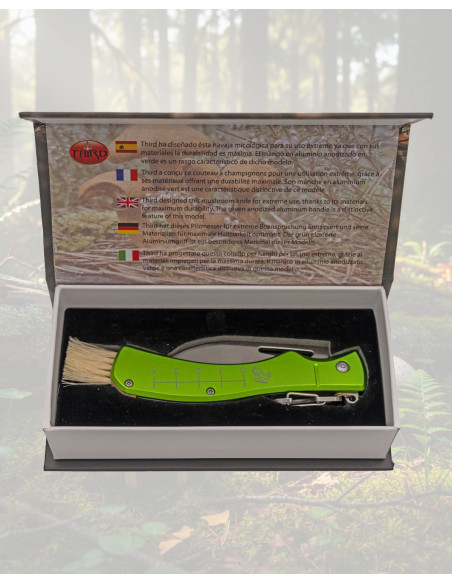 Coltello micologico Third, alluminio...