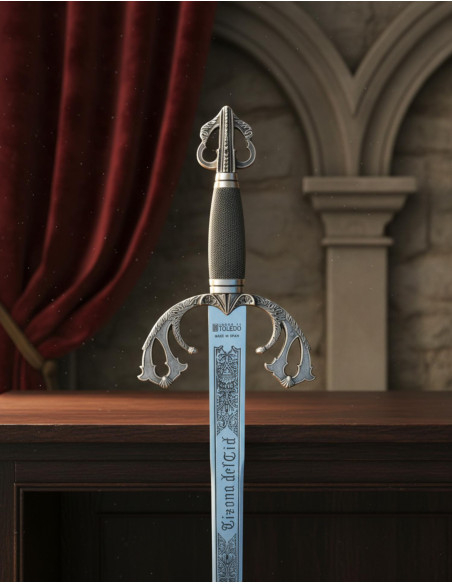 Spada Tizona Cid, finitura argento
