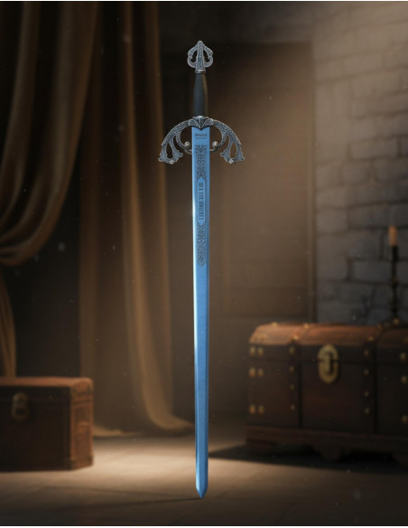 Spada Tizona Cid, finitura argento