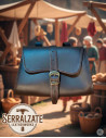 Borsa cintura medievale per ricreazione storica, marrone