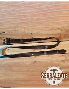 Cintura Esploratore del Nord con Fibbia Intagliata, marrone 2