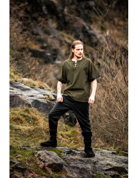 Camicia uomo medievale Hagen con...