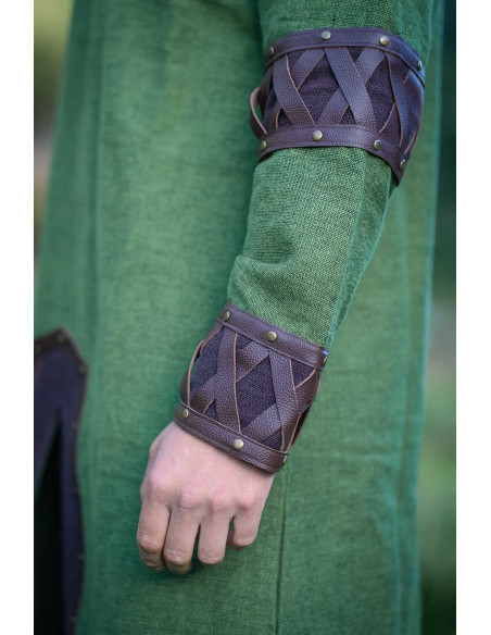 Tunika vichinga modello Leif, verde...
