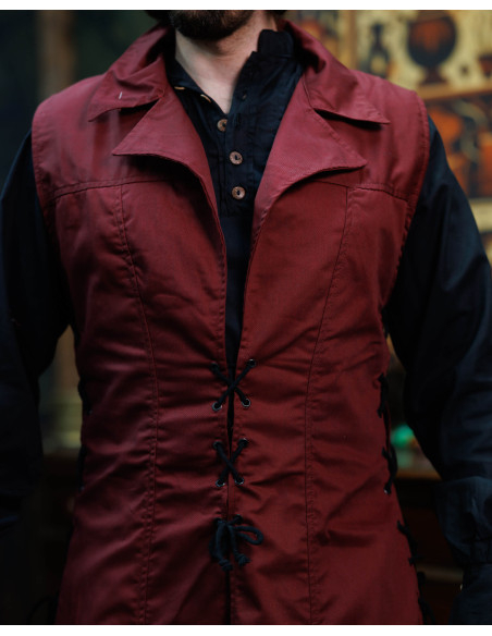 Gilet medieval in cotone modello...