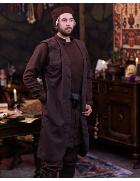 Gilet medieval lungo modello Oberon,...