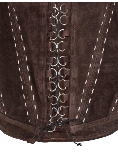 Corpetto medievale in pelle...